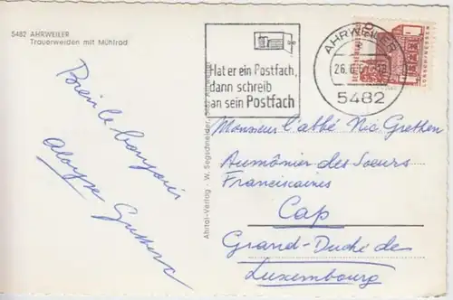 (14522) AK Ahrweiler, Mühlrad 1967