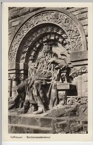 (14425) Foto AK Steinthaleben, Kyffhäuserdenkmal 1956