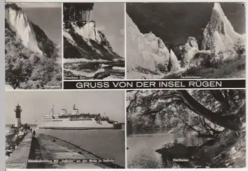 (14358) Foto AK Rügen, Mehrbildkarte 1987