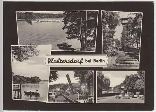(14351) AK Woltersdorf, bei Berlin, Ausichtsturm, Flakensee 1969