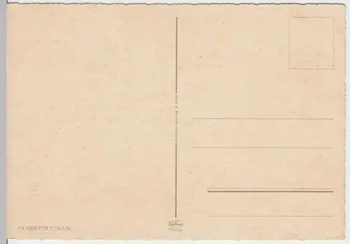 (14326) AK Frankfurt am Main, Mehrbildkarte m. Boeing 707, nach 1945