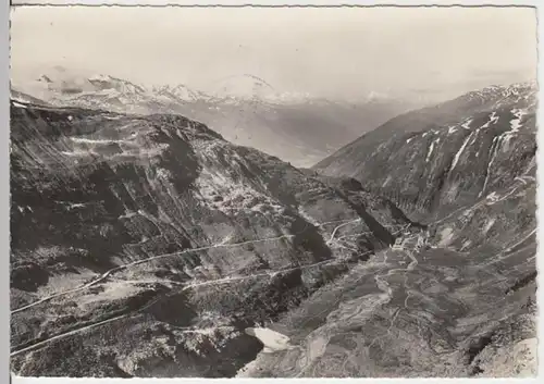 (14283) Foto AK Gletsch, Belvedere, Walliser Alpen 1959