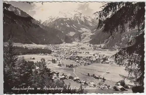 (14268) Foto AK Mayrhofen, Tirol, Panorama, Grünberg, nach 1945