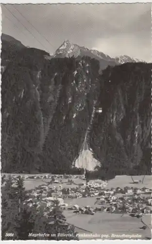 (14242) AK Mayrhofen, Tirol, Panorama, Penkenbahn, nach 1945