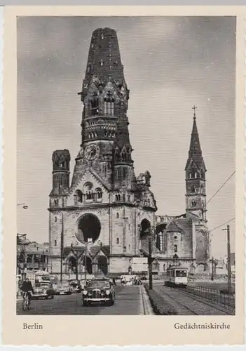 (14148) AK Berlin, Gedächtniskirche, nach 1945