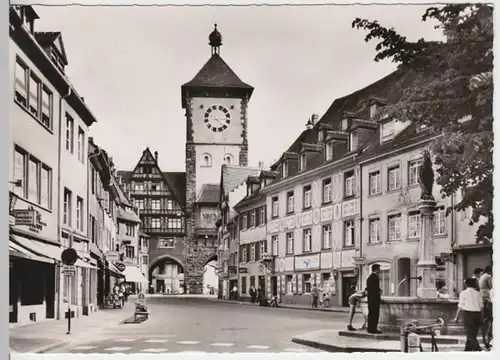 (14032) Foto AK Freiburg im Breisgau, Hotel zum Bären 1960