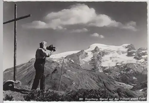 (14014) Foto AK Engelberg, Obwalden, Betruf auf Alp Trübsee, nach 1945
