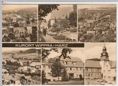 (14008) Foto AK Wippra, Mehrbildkarte 1972