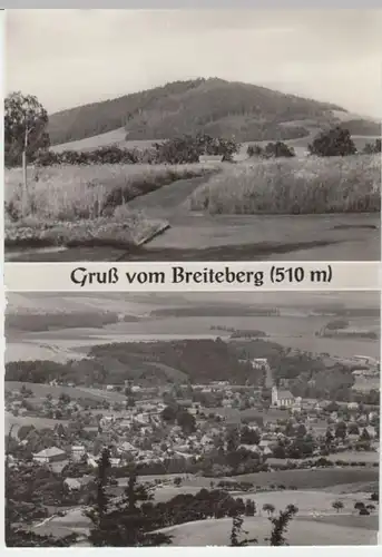 (13951) Foto AK Hainewalde, Panorama, Breiteberg 1972