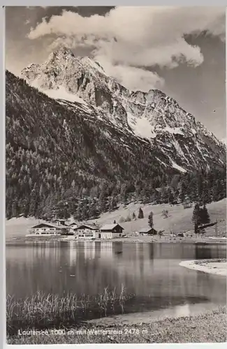 (13910) Foto AK Lautersee, Wetterstein, nach 1945