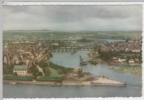 (13904) AK Koblenz, Deutsches Eck, nach 1945