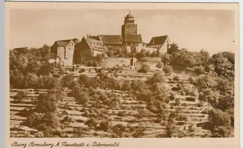 (13883) Foto AK Neustadt, Hessen, Burg Breuberg 1950