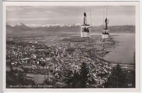(13857) Foto AK Bregenz, Pfänderbahn