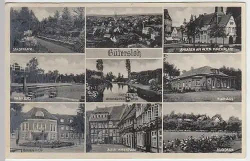 (13849) AK Gütersloh, Mehrbildkarte