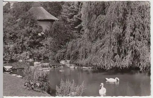 (13807) Foto AK Bad Pyrmont, Pavillon 1957