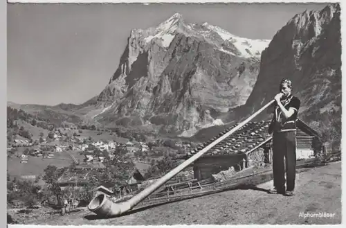 (13793) Foto AK Alphornbläser 1962