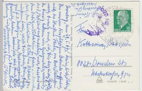 (13787) Foto AK Lilienstein, Sächs. Schweiz, MS "Wilhelm Pieck" 1967