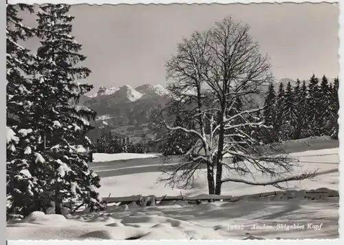 (13782) Foto AK Amden, Skigebiet Kapf, nach 1945