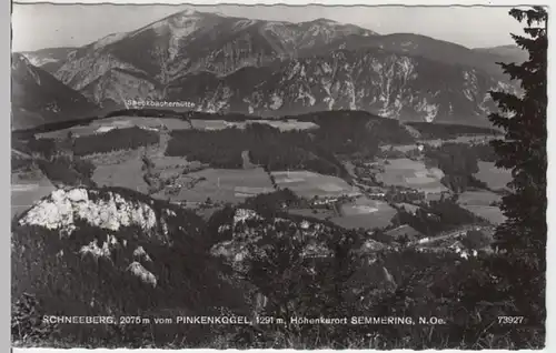 (13748) Foto AK Semmering, Schneeberg, nach 1945
