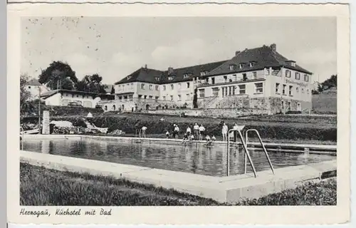 (13685) AK Herzogau, Waldmünchen, Kurhotel mit Bad 1954-64