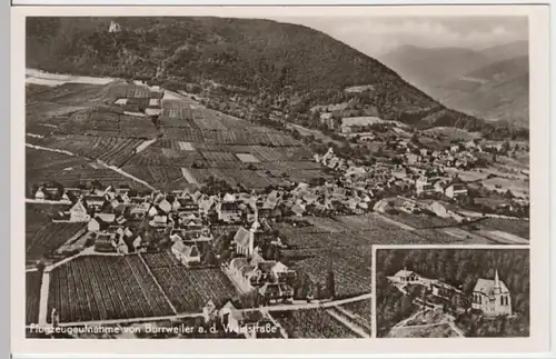 (13677) Foto AK Burrweiler, Panorama, nach 1945