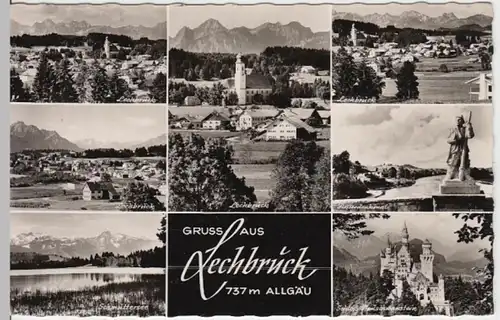 (13668) Foto AK Lechbruck am See, Mehrbildkarte 1968