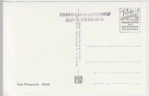 (13661) Foto AK Alpl, Krieglach, Mehrbildkarte, nach 1945
