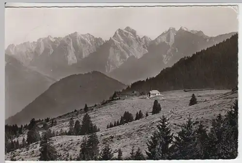 (13660) Foto AK Bayrischzell, Leonhardikapelle, Sudelfeld, W. Kaiser 1957