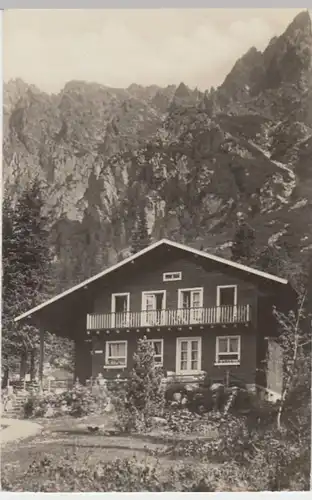 (13648) Foto AK Zamkovsky Hütte, Zamkovskeho chata, Hohe Tatra 1950