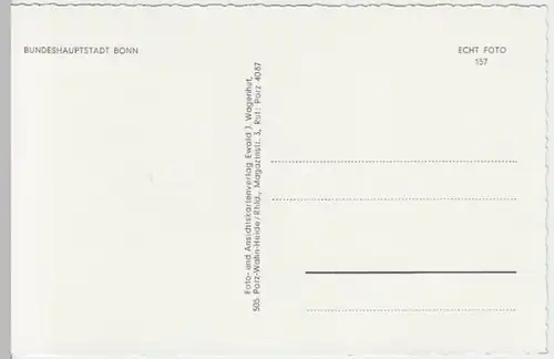 (13637) Foto AK Bonn, Mehrbildkarte, nach 1945