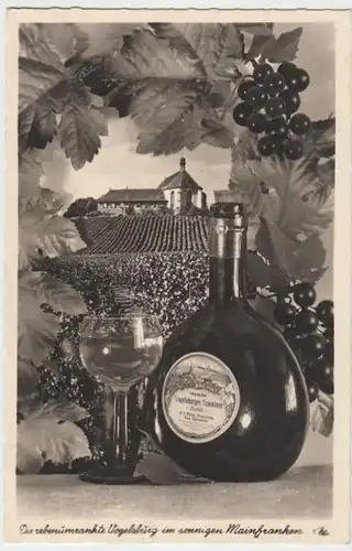 (13634) Foto AK Volkach, Kloster Vogelsburg 1952