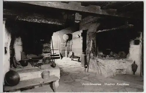 (13632) Foto AK Mondsee, Freilichtmuseum, Rauchhaus, nach 1945