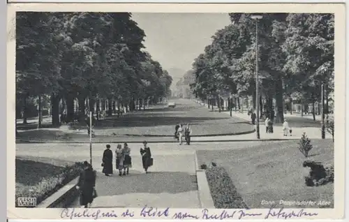 (13628) AK Bonn, Poppelsdorfer Allee 1952