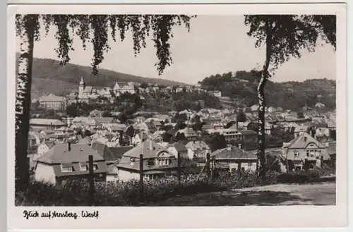 (13572) Foto AK Arnsberg, Ruhr, Panorama 1950