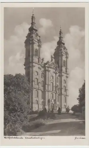 (13567) Foto AK Bad Staffelstein, Basilika Vierzehnheiligen 1943