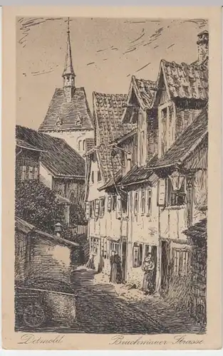(13560) Künstler AK Detmold, Bruchmauerstr. 1923