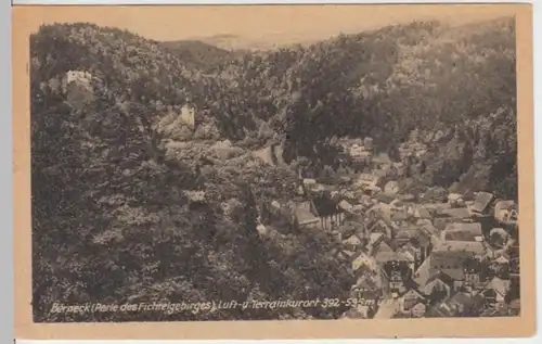 (13545) AK Bad Berneck im Fichtelgebirge, Panorama 1948