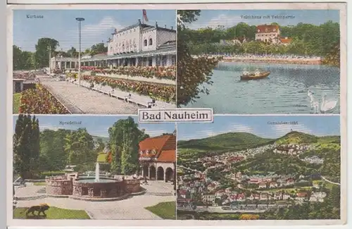 (13524) AK Bad Nauheim, Mehrbildkarte 1942