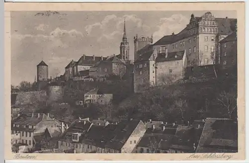 (13505) AK Bautzen, am Schlossberg 1921