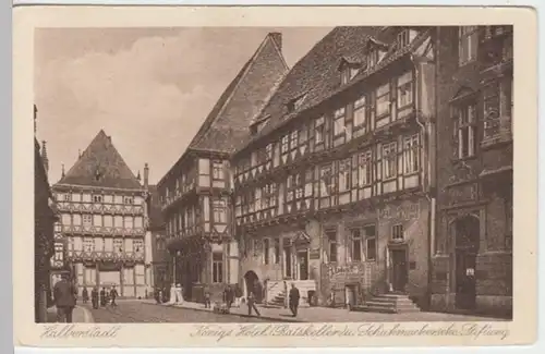(13462) AK Halberstadt, Königs Hotel, Schuhmach. Stiftung, bis 1926
