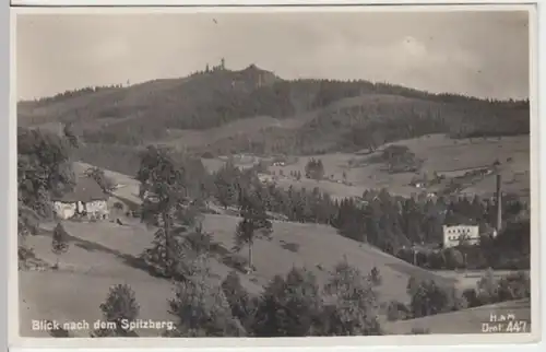(13440) Foto AK Spitzberg, Ort unbekannt, vor 1945