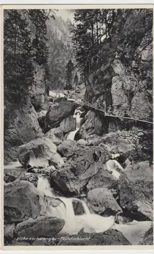 (13356) AK Hohenschwangau, Pöllatschlucht, vor 1945