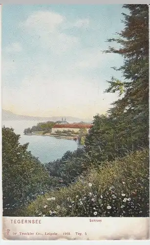 (13328) AK Tegernsee, Schloss 1915
