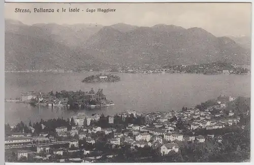 (13322) AK Stresa, Pallanza , Lago Maggiore 1935