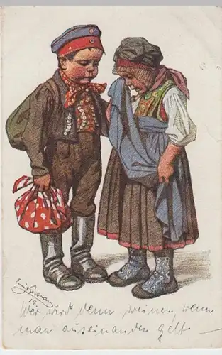 (13291) Künstler AK Emil Zeitmann, Abschied, gelaufen 1933