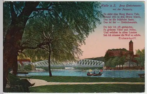 (13243) AK Halle, Saale, Burg Giebichenstein, vor 1945