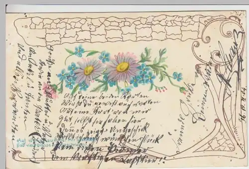 (13241) AK Sprüche, Auf wenig Raum der mir geblieben 1904