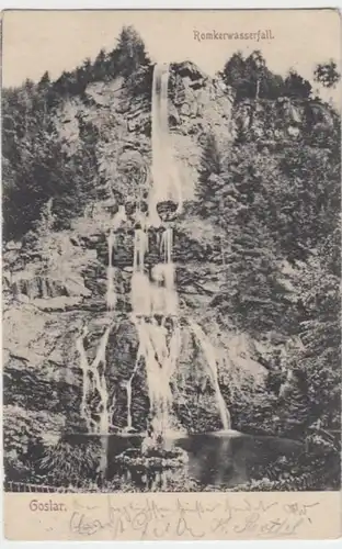 (13236) AK Okertal, Harz, Romkerwasserfall 1905