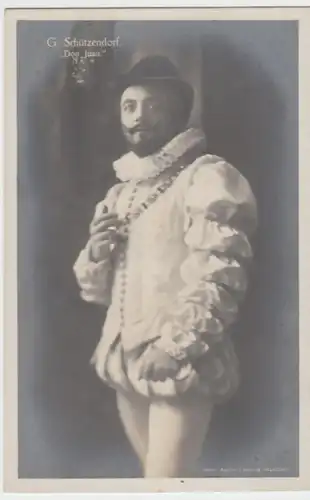 (13226) Foto AK G. Schützendorf als Don Juan 1922