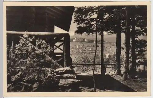 (9100) AK Finsterbergen, Blockhütte 1957